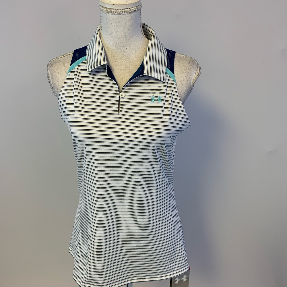 NWT Women’s UNDER ARMOUR Sz M golf top